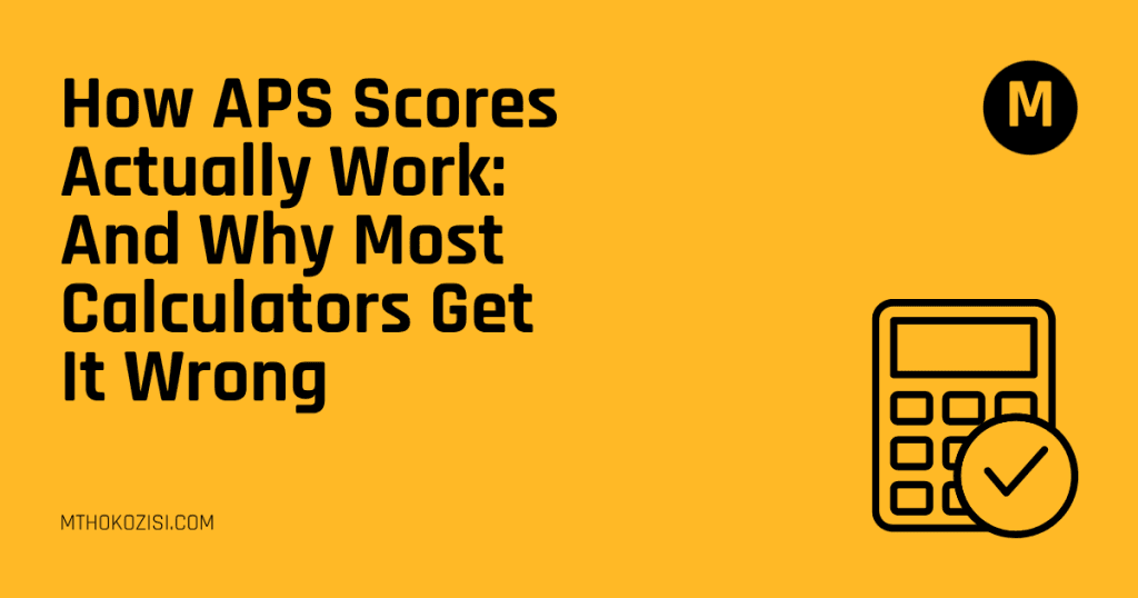 How APS Scores Actually Work: And Why Most Calculators Get It Wrong